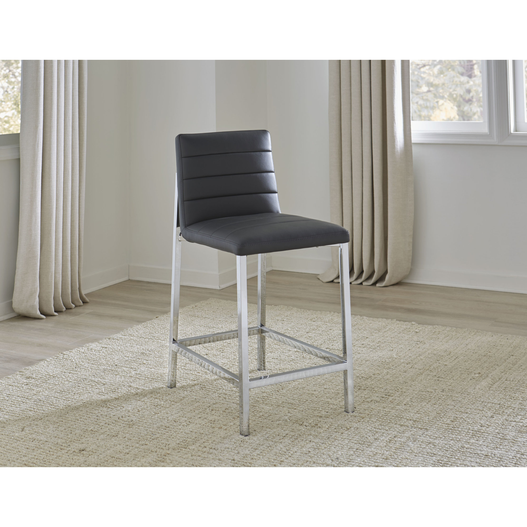 Misa Bar & Counter Stool, Cobalt, Bar Stool (30" Seat Height)