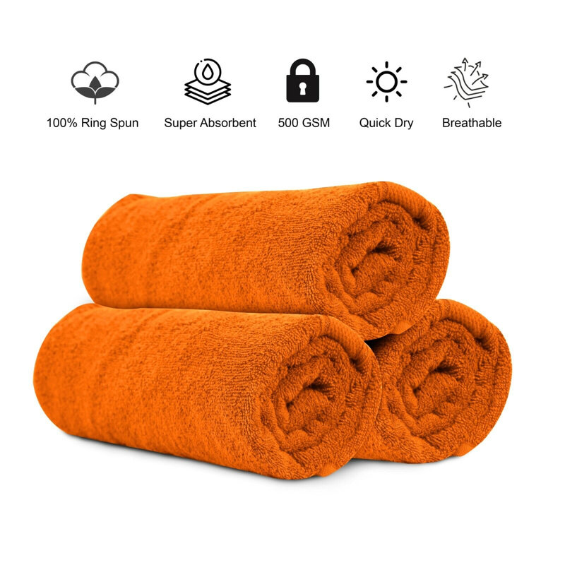 Fiorindo Jumbo Bath Sheet, Orange