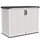 4 Ft. W X 2 Ft. D Outdoor Resin Horizontal Storage Shed