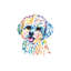«Bichon» par Lisa Whitehouse - impression d'art graphique-52541820-52541821-52541831