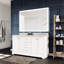 Meuble-lavabo double l 60 po x P 22 po x H 41 po-97679086