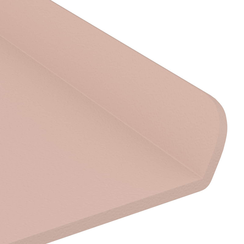 Steel Floating Shelf, Pink