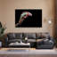 Vibrant Panther Chameleon Colorful Vibrant Animal Nature Wall Art Print 1 Piece Wrapped Canvas Wall Art-1971814661