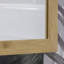 Virgil Wood Flat Wall Mirror