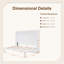 Lit escamotable blanc double pleine grandeur-436454624-436454627