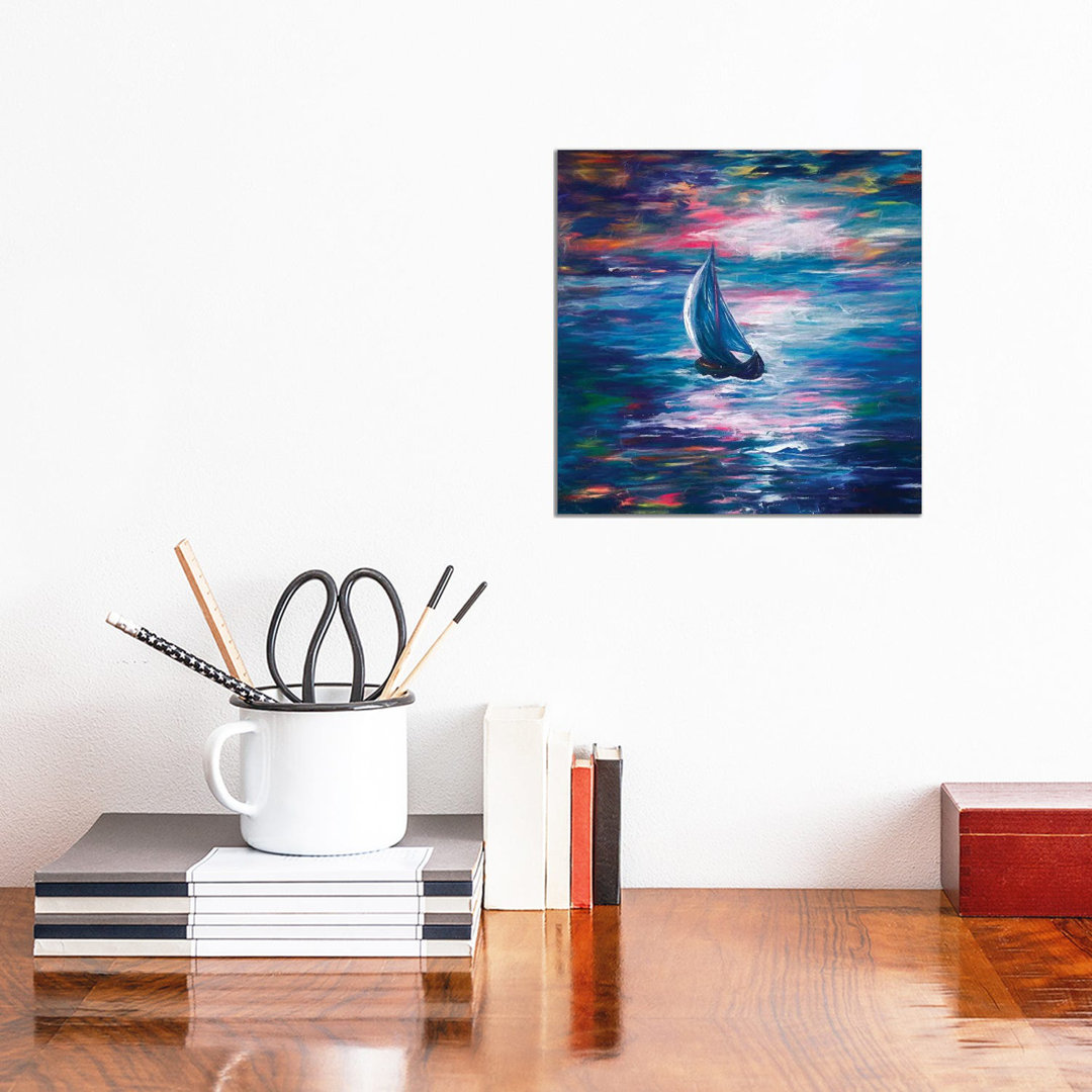 Sailing by OLena Art - Wrapped Canvas Gallery-Wrapped Canvas Giclée