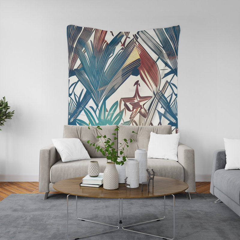 Tapisserie murale, H 88 po x l 104 po