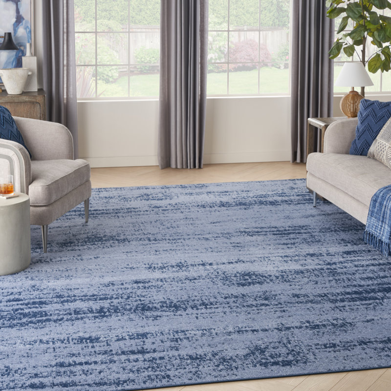 Tapis intérieur / extérieur Nourison Essentials Denim, Rectangle 10 pi x 14 pi