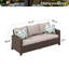 181.1cm Wide Straight Patio Sofa with Cushions-734518462