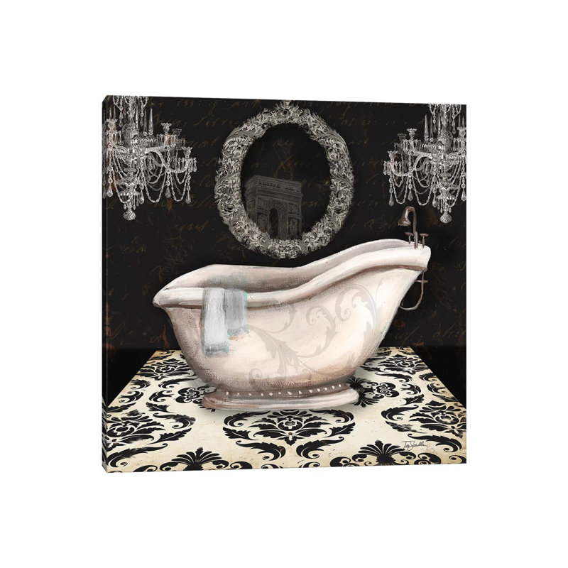 Midnight Bath I by Tre Sorelle Studios - Wrapped Canvas Print, 93.98 cm H x 93.98 cm W x 1.91 cm D
