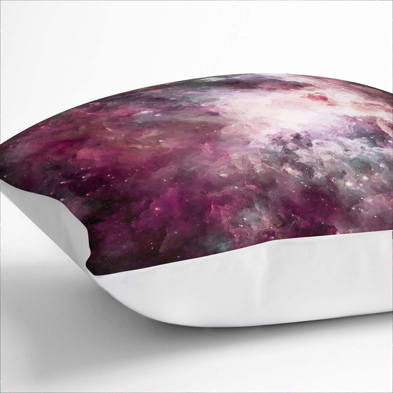 Universe Vol.53 Cushion with Filling, White, 40cm H x 40cm W x 15cm D