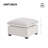 26”x26” Ottoman Sofa – Wide Chenille Seat-1185944409