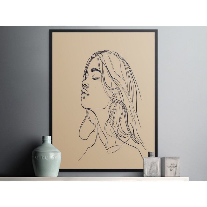 Minimal Line Art Matte Poster, 22x34