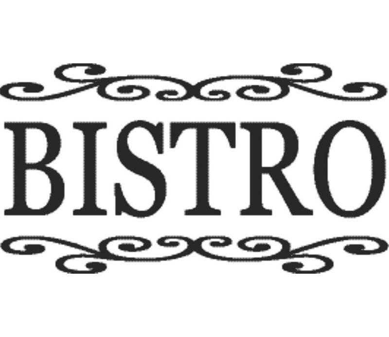 Décalcomanie murale bistro