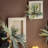 Artificial Antler Fern with Wooden Frame-347848338