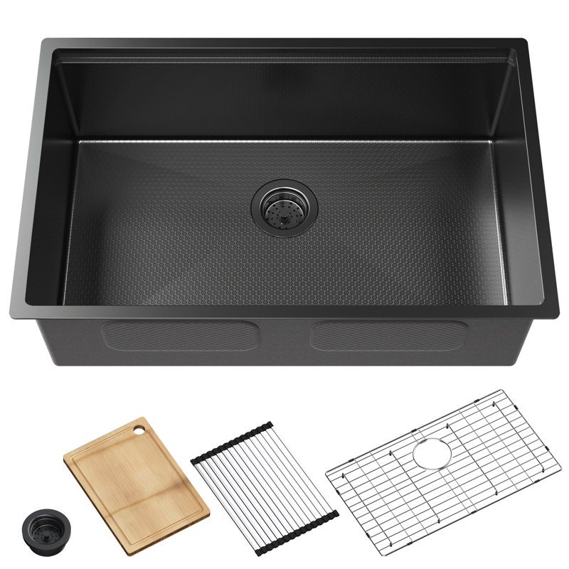 30'' L Single Bowl Stainless Steel Kitchen Sink