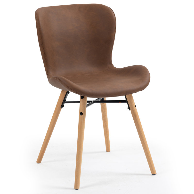 Chaise de salle à manger Kingstin, Brun