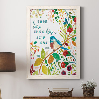 He Is Risen - Peinture sur toile encadrée
