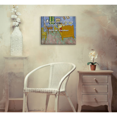 Artsy Quote By John W. Gardner Gallery Wrapped Canvas