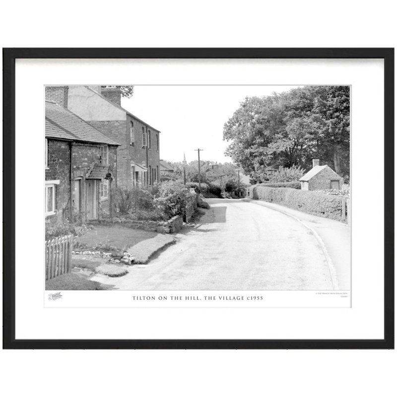 Tilton On The Hill, The Village C1955 - Single Picture Frame Print, 63.3cm H x 83.5cm W x 2.3cm D
