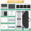 Auvent 10 x 20 avec parois moustiquaires-126624687