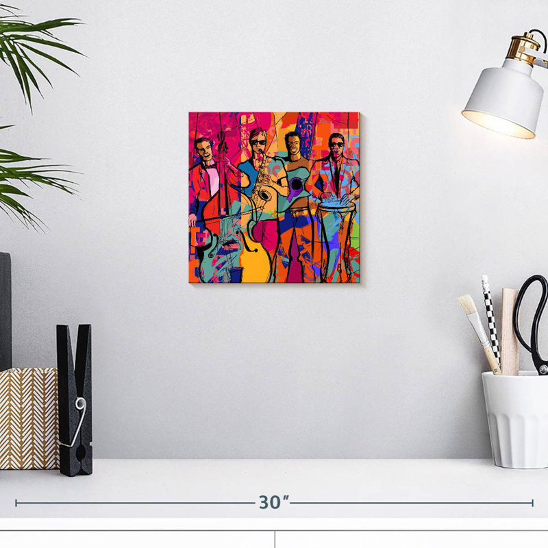 Abarca Jazz Quartet, 10" H x 10" W