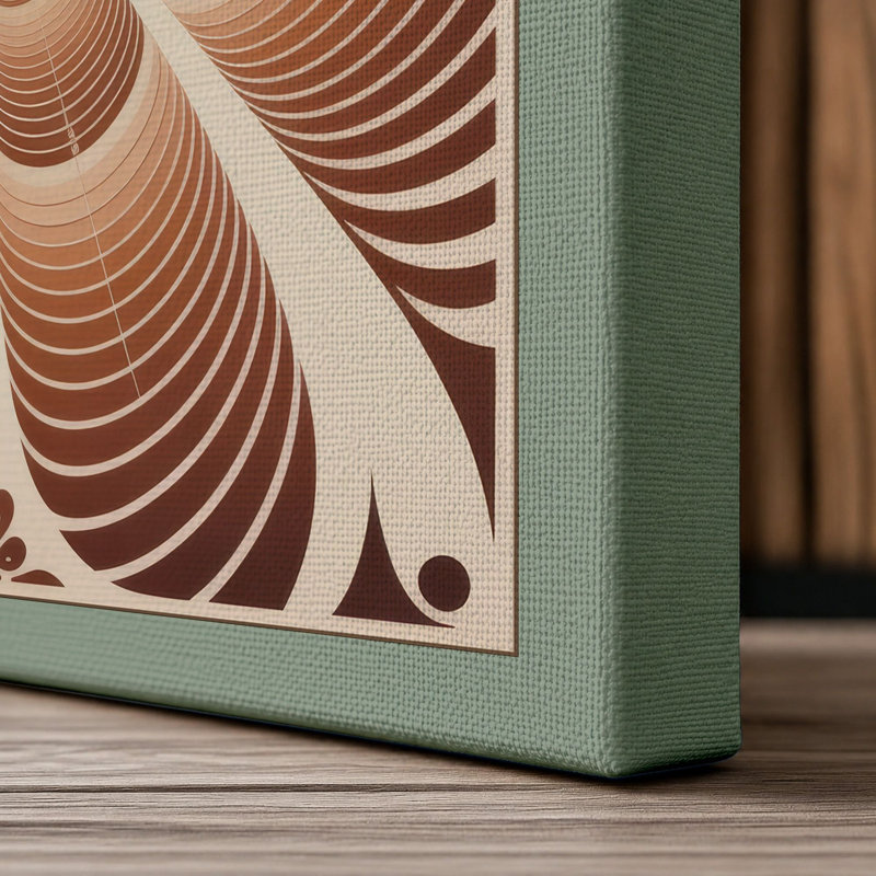 Print, Sage Border, 24x16 - 61.0 x 40.6 cm