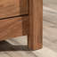 Bureau d'ordinateur, finition brune