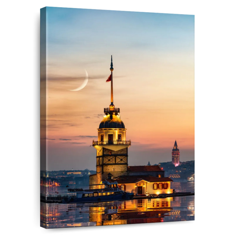 Sireci Istanbul Maiden Tower, 12" H x 8" W