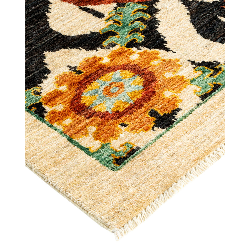 Suzani One-of-a-Kind 16' 5" X 14' 0" Hand Knotted Area Rug