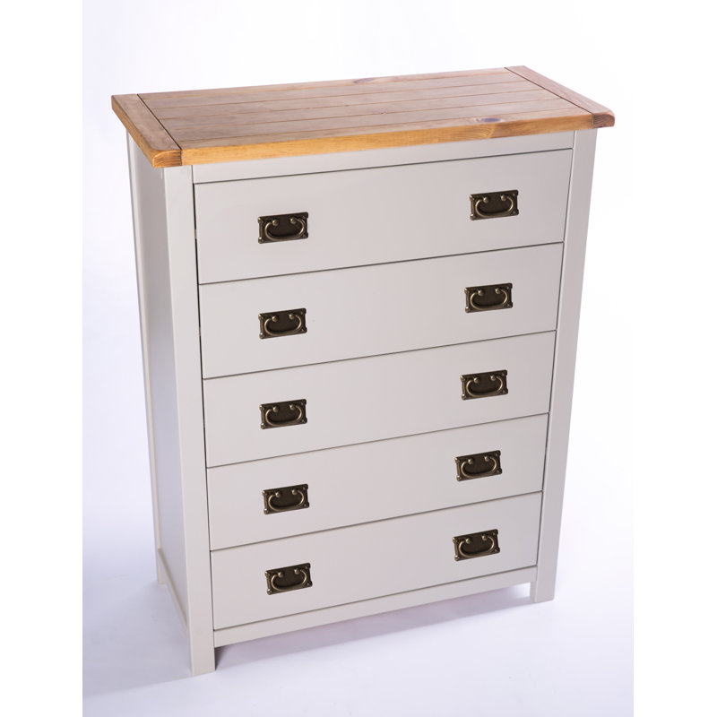 Enright 90cm W 5 - Drawer Chest of Drawers