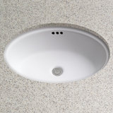 Dartmouth Vitreous China Oval Undermount Bathroom Sink with Overflow