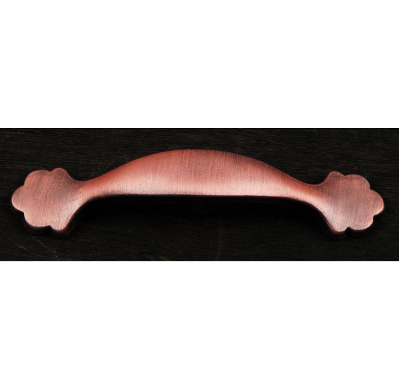 Distressed Copper Oil Rubbed Bronze Bar Pull with Mounting Hardware