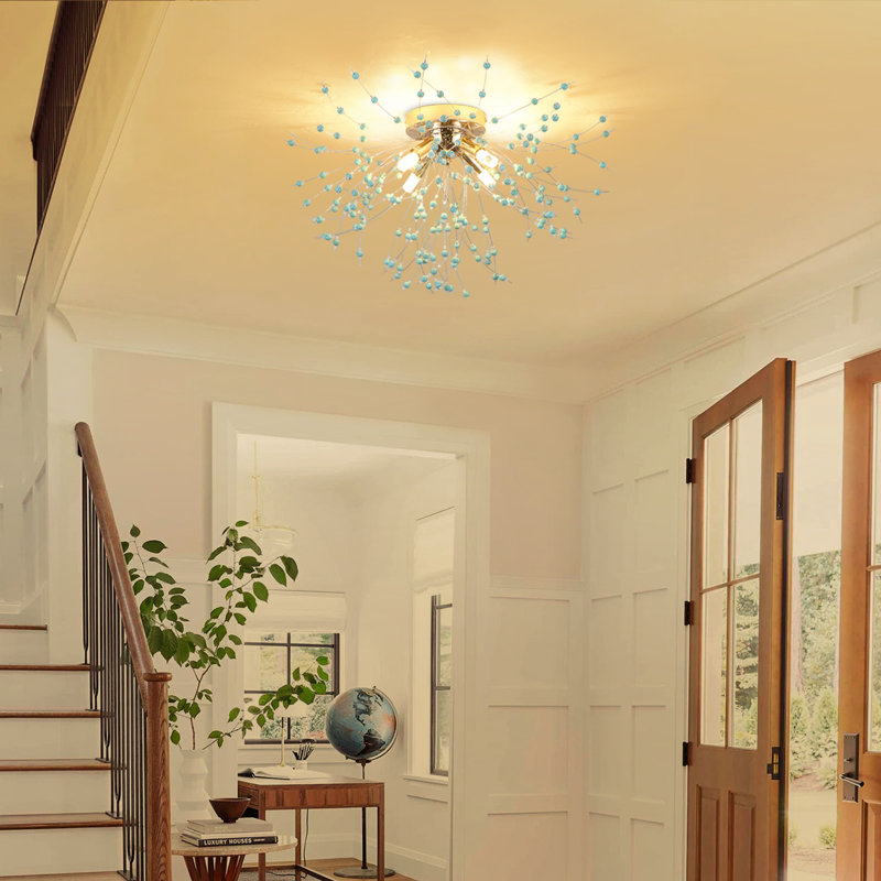 Plafonnier encastré 4 lumières Momin Spoutnik