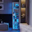 Vitrine de coin 69 "à 4 niveaux avec lumière 69"-40725481