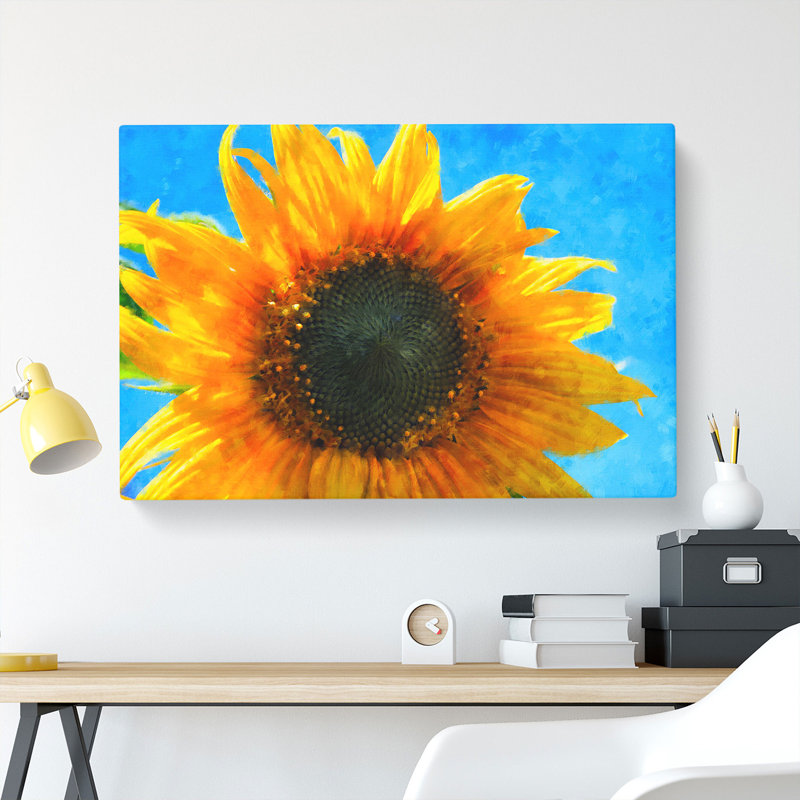 Sunflower Vol.4 - Wrapped Canvas, 35cm H x 50cm W x 3cm D