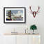 Illustration of Brooklyn Bridge - Picture Frame Painting Print-55579664-55579667