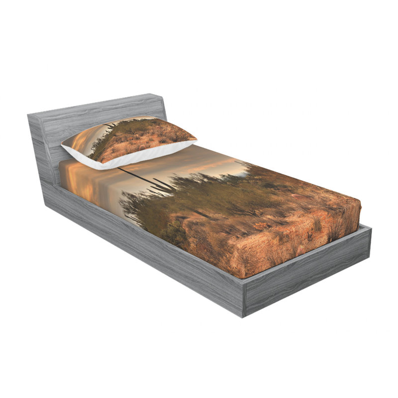 Microfiber Sheet Set, Twin XL Sheet Set with Fitted Sheet