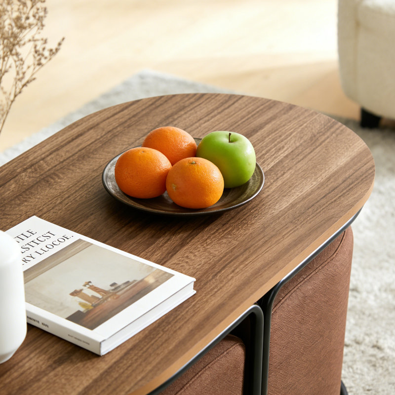 Table basse 30,7 po Mira, Brown