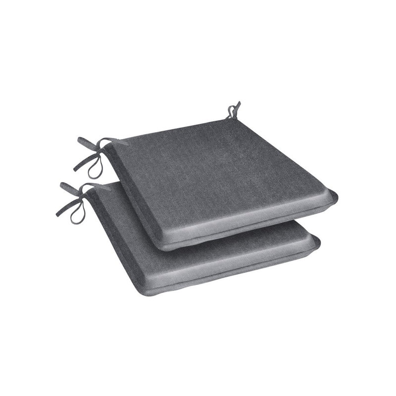 Trapezoid Water-repellent Seat Pad Set of 2, 2