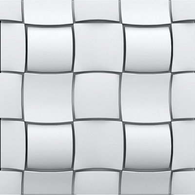 Rubik 23.5" x 23.5" Seamless Glue-up 3D Wall Panels