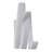 Darrah Decorative Object Resin Spiral Sculpture Glam Accent For Home Office Bedroom Living Room - 12" White