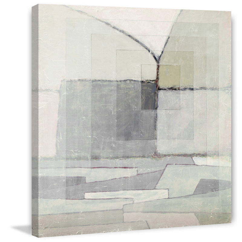 « squareed layerd », reproduction d’art sur toile tendue, H 24 po x l 24 po x P 1,5 po
