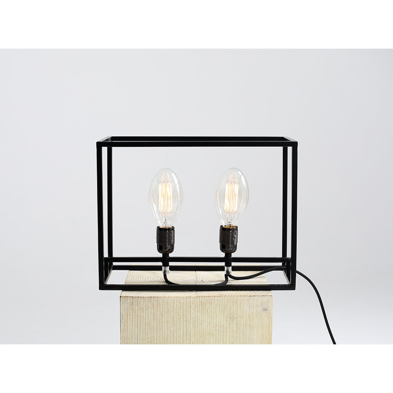 Metal Novelty Lamp, Black