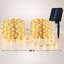 Guirlande lumineuse solaire de 20 mètres, tubes DEL connectables avec télécommande et double chargeur