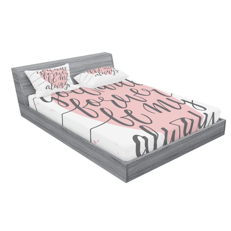 Microfiber Sheet Set, Queen Sheet Set with Fitted Sheet
