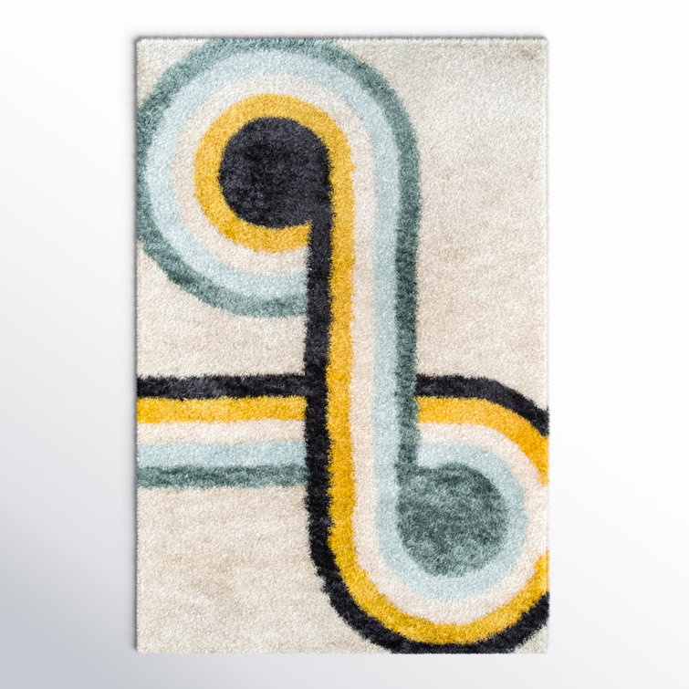 Alstrom Hand Tufted Geometric Indoor Rug