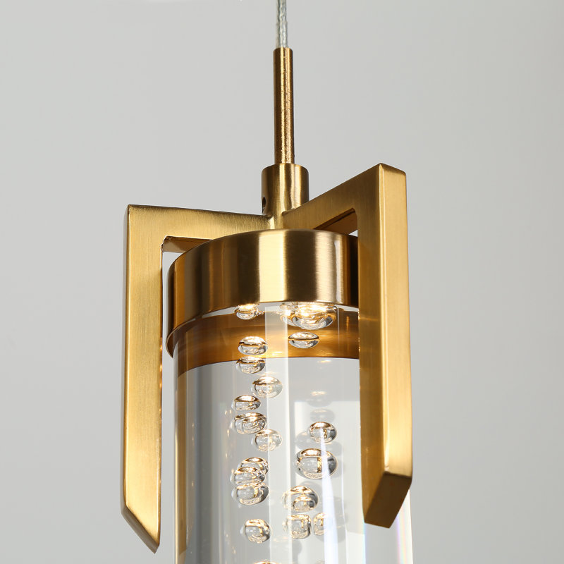 5-Light Modern LED Kitchen Island Pendant Light