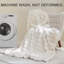 Faux Rabbit Fur Throw Blanket, Luxury Soft Warm Bubble Blanket-1571721601-1571721602