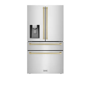 Bespoke 4-Door French Door Refrigerator (29 cu. ft.) – with Family Hub™  Panel in White Glass – (with Customizable Door Panel Colors) in White Glass  Refrigerators - BNDL-1646080407429